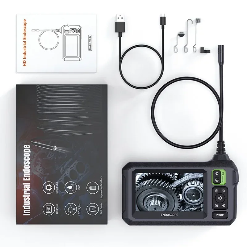 8mm single-head industrial pipe endoscope high-definition visual detector camera car maintenance industrial electronic endoscope