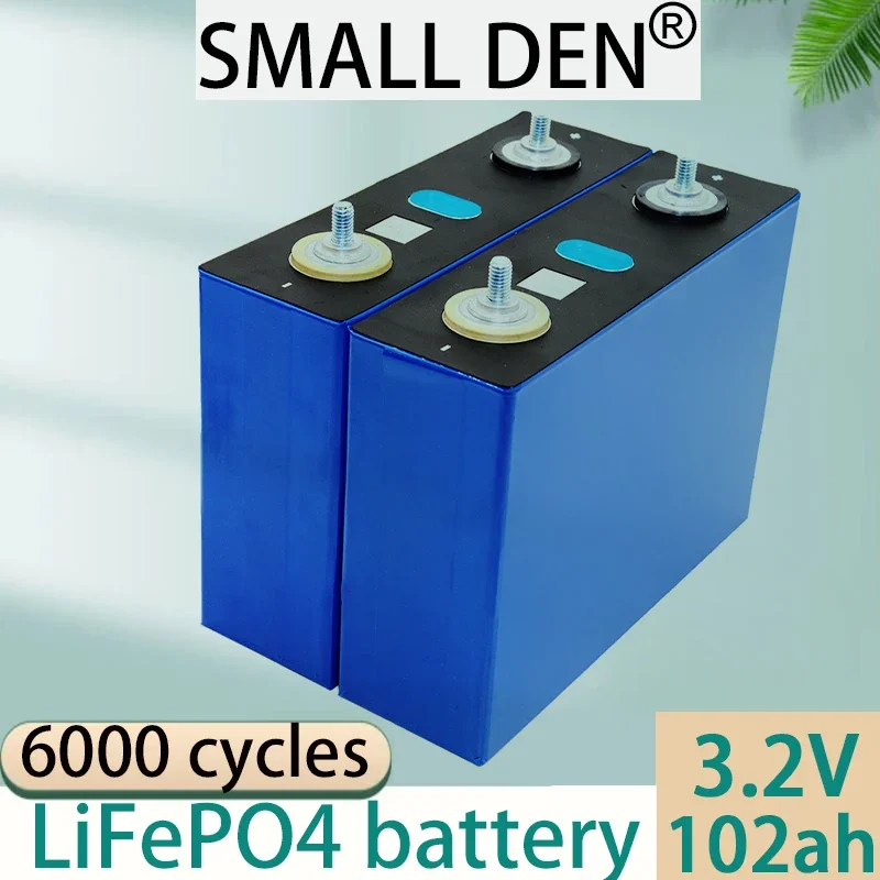 3.2v 102ah LifePo4 battery high power consumption, suitable for DIY 12V electric vehicles and golf carts solar outdoor inverters