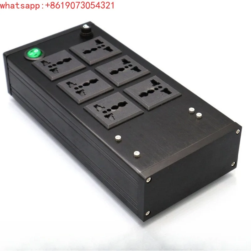 AU6 audio filter AC 2500W 10A power socket for AU UK plug