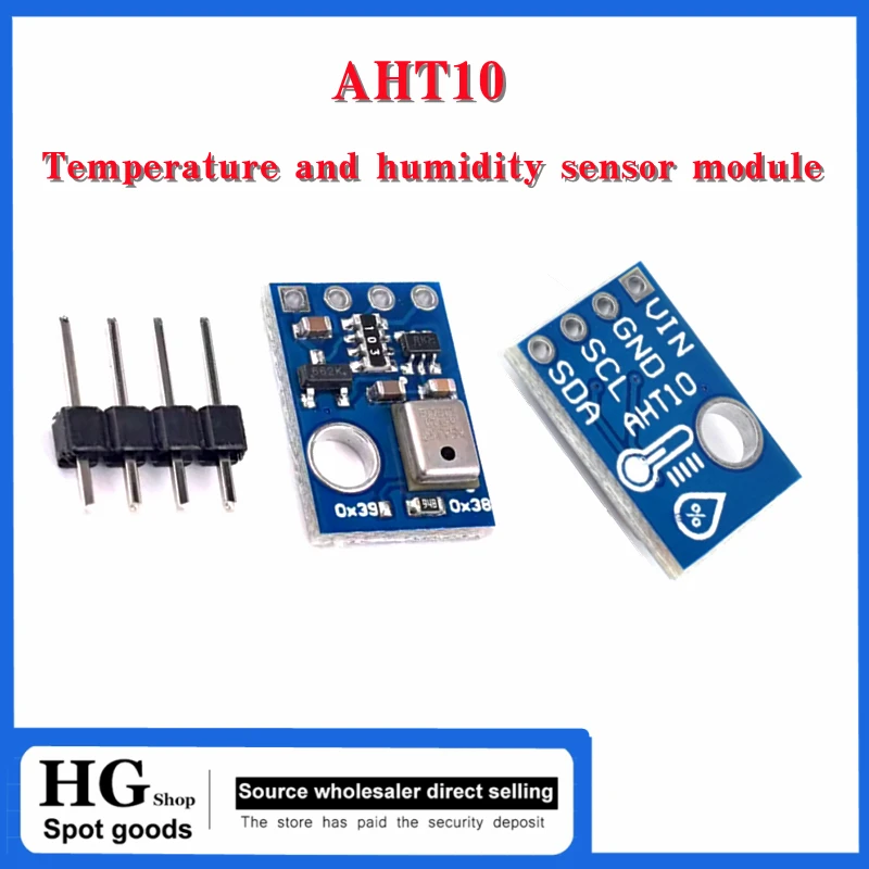 1-5PCS/Lot AHT10 High Precision Digital Temperature and Humidity Sensor Measurement Module I2C Communication Can Replace SHT20