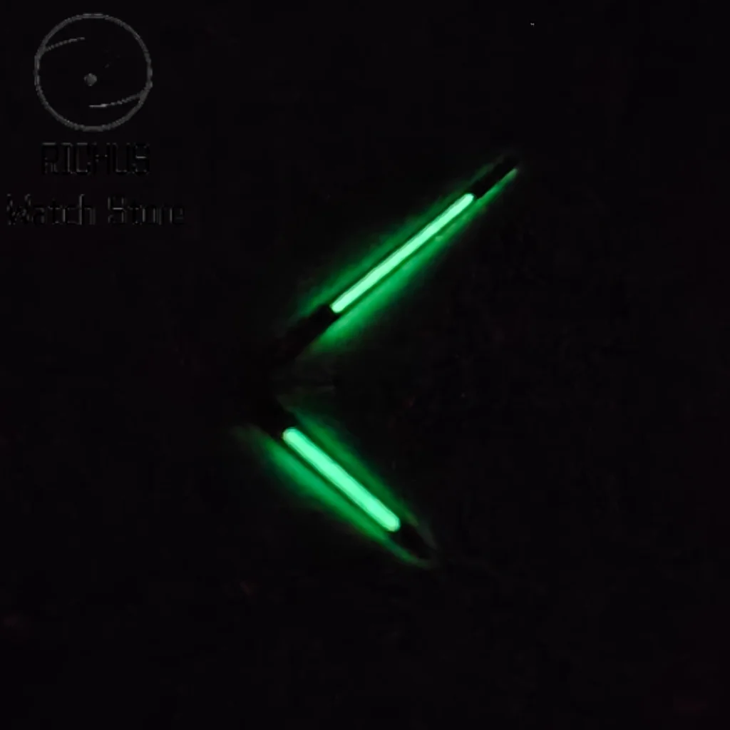 Wskazówki zegarka RICHUS NH35 srebrno-złoto-niebieskie zielone świecące pasujące do mechanizmu automatycznego NH35 NH36 akcesoria