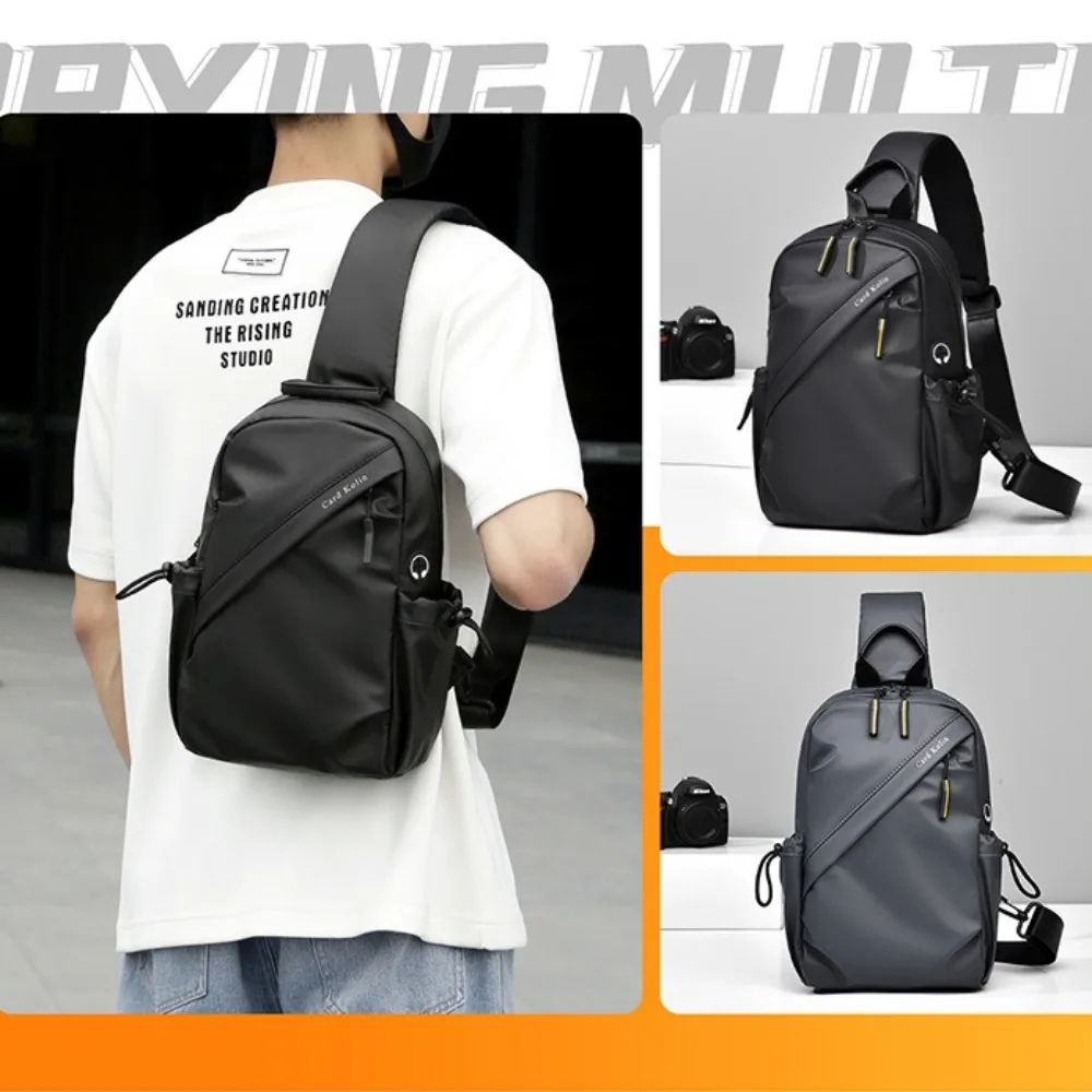 

Wear-resistant Oxford fabric crossbody bag for men - adjustable strap, lightweight, multi-functional, water-resistant