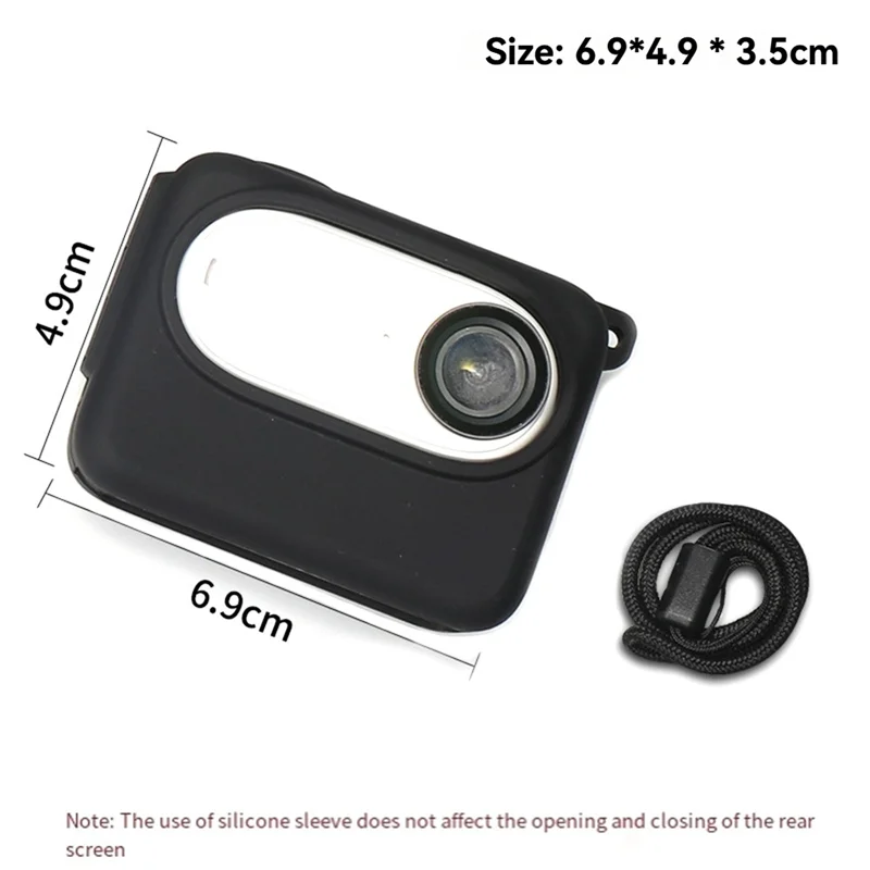 مجموعة حافظة واقية AA84 لهاتف Insta 360 - غطاء حماية مضاد للسقوط ومضاد للفقدان ملحقات الكاميرا الرياضية