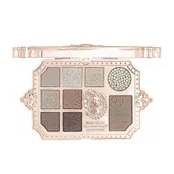 Pearlescent Beauty Oil Painting Eyeshadow Palette with Highlighter and Blush All-in-One Makeup Set