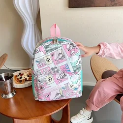 Sanrio Kuruomi Children Print Backpack Cartoon Anime Cute Kawaii Small Backpack Kindergarten Children's Large Capacity Backpack