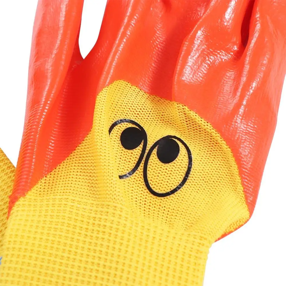 Guantes de jardinería de seguridad, guantes de jardín impermeables con corte antimordeduras para niños, guantes protectores de látex antipuñaladas para niños, recoger conchas