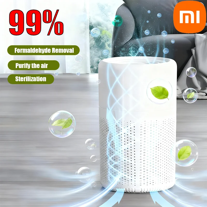 

Настольный очиститель воздуха Xiaomi для дома с ароматом, очиститель отрицательных ионов, функция дезодоризации для офисных комнат, спальни