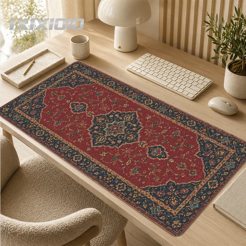 Vintage Persian Rug Mouse Pad Gaming printon demand Computer Home HD Large Mousepad XXL Mouse Mat Non-Slip Soft PC Table Mat