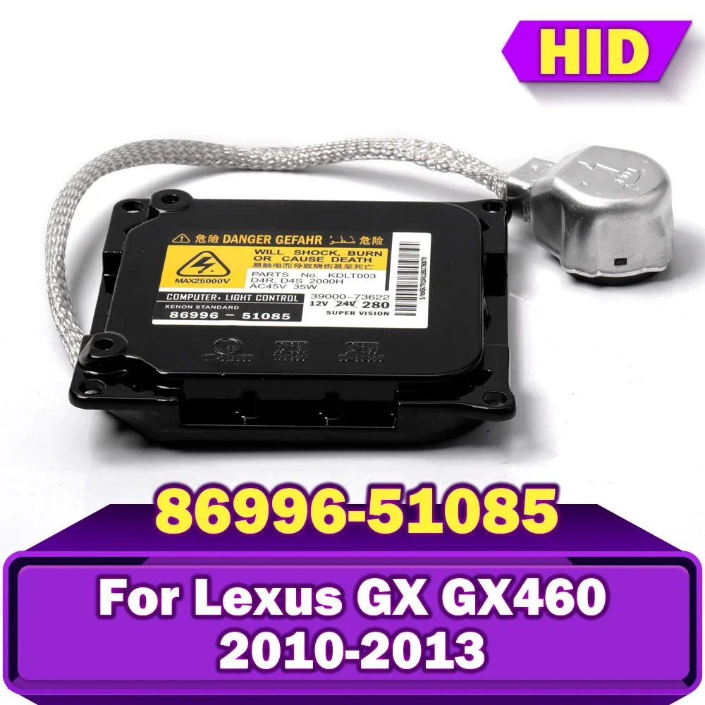 

86996-51085 HID Ксеноновый балласт KDLT003 Модуль блока зажигания 3900060082 DDLT003 D4S D4R Автомобиль для Lexus GX GX460 2010 2011 2012 2013