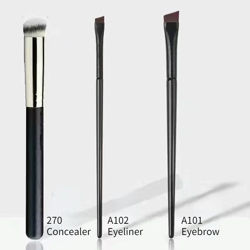 Impeccable sous les yeux visage Dense 1/3 pièces fond de teint correcteur brosse Premium Contour fard à joues pinceaux maquillage brosse pour mélanger noir