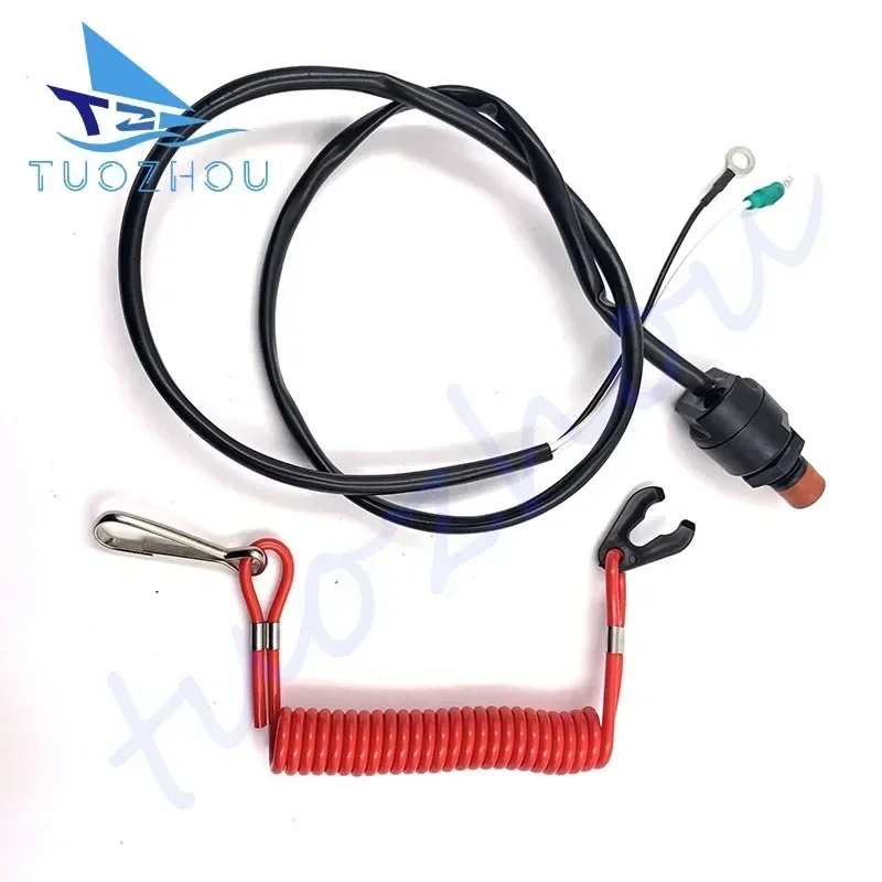 

66T-82575-01 Выключатель остановки 2-тактный 15HP 30HP 40HP для подвесного мотора Yamaha, аксессуары для лодок, морской пехоты