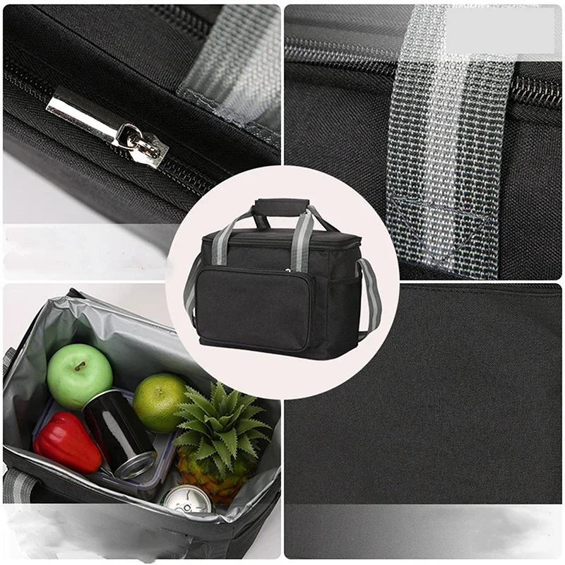 Useful Popular 15L Thermal Bag Lunch Box for Work Picnic Car Bolsa Refrigerator Portable Cooler Food Backpack