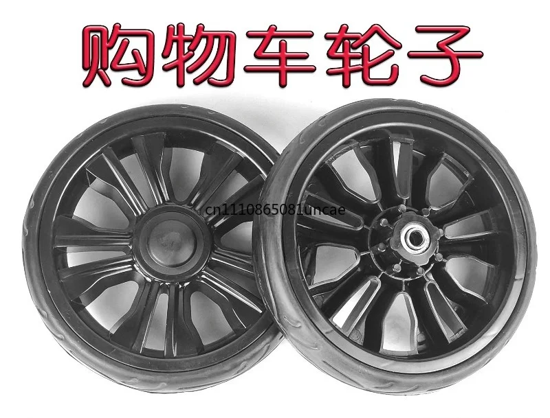 For Groove Iron Rod Buckle Wheel Wear Resistant Replacement Caster For Shopping Trolley Stair Climbing Hand Cart