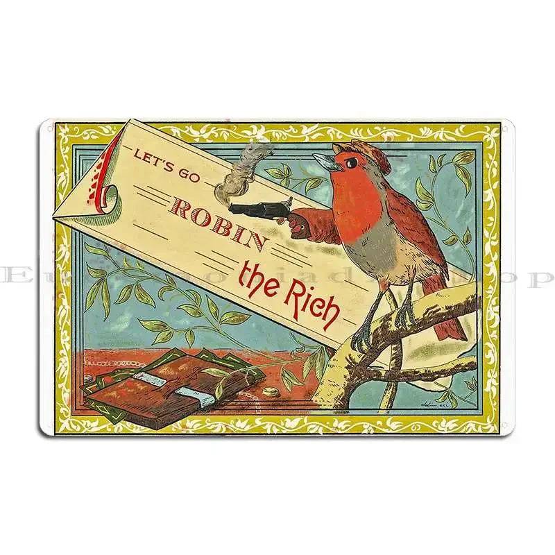 Робин-Богатая-антиапиталистская-птица-металлическая-вывеска-Настенный-декор-паб-принт-клубная-настенная-роспись-жестяная-вывеска-плакат