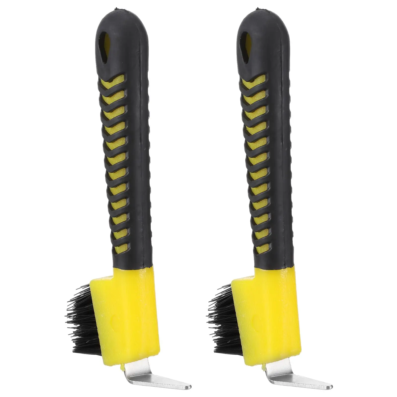 2 PCS Horseshoe Brush Care Things for Kit Equestrian Tools Riding Grooming Cosmetic