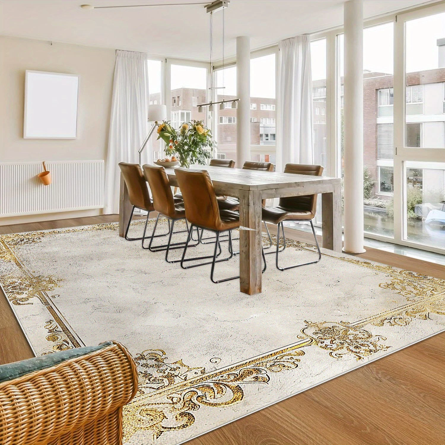 

Concise Light Luxury Carpets for Living Room Fluffy Carpet Large Room Decoration Rug for Bedroom Cloakroom Floor Mats Non-slip