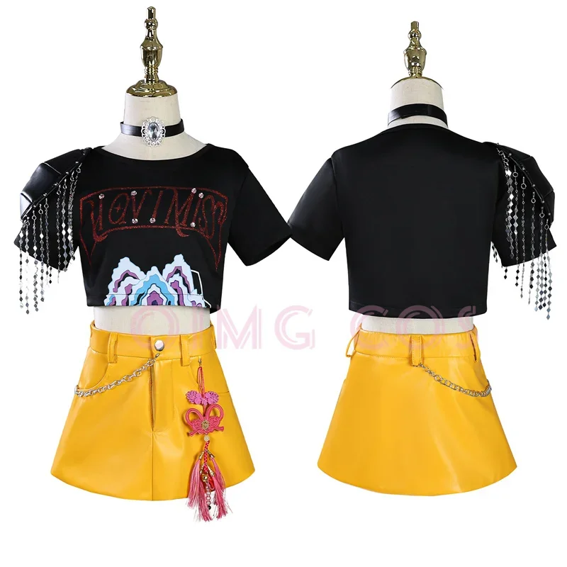 

Детский костюм K-POP «Охотники на демонов» Руми, карнавальный костюм Миры Зои, карнавальный костюм на Хэллоуин, аниме, маскарадные женские игры