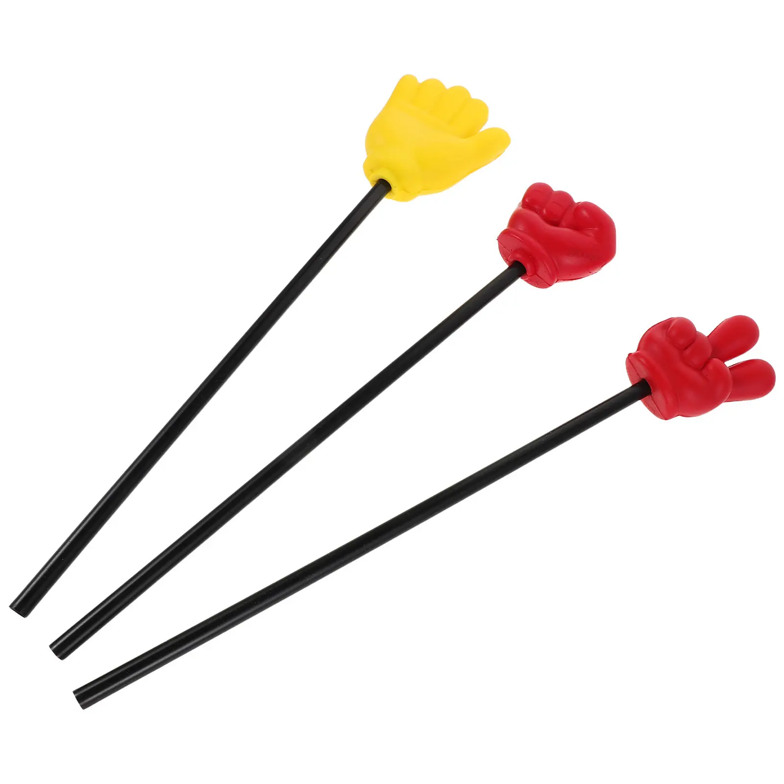 

3 шт. забавные указки-игрушки из мягкого пенопласта для вечеринок, танцев, выступлений, розыгрышей в классе, мини-инструмент для жестов