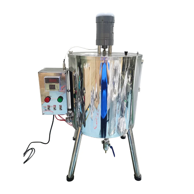Hot Selling Lipstick Heating Stirring Filling Machine With Mixing Hopper Heater Tank Hot for Crayon Handmade Soap Filler Heat Mi