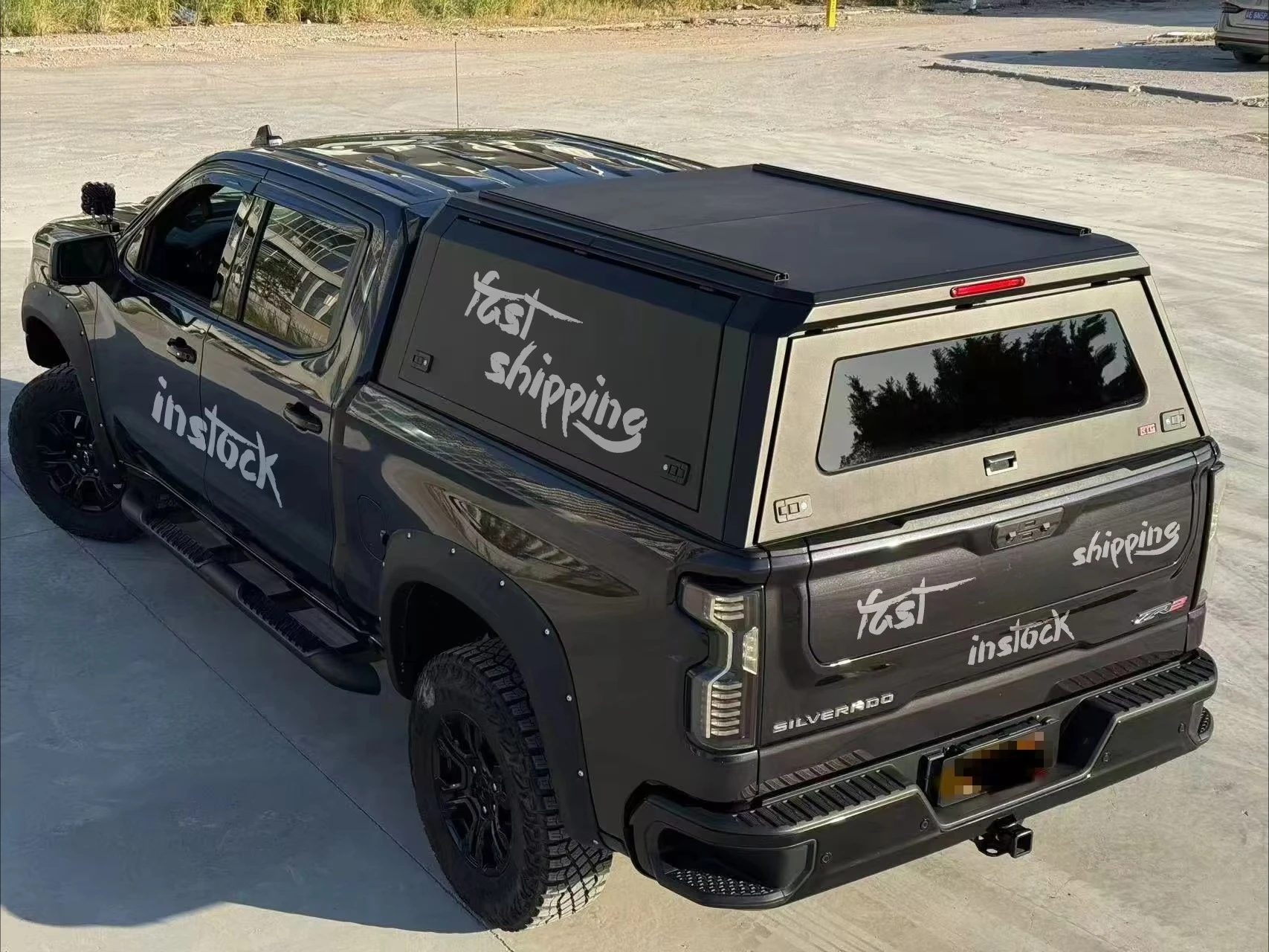 Retractable Electric Roll-Up Hardtop Topper For  Gladiator  Silverado & Amarok Pick-up Canopy With Locking Function