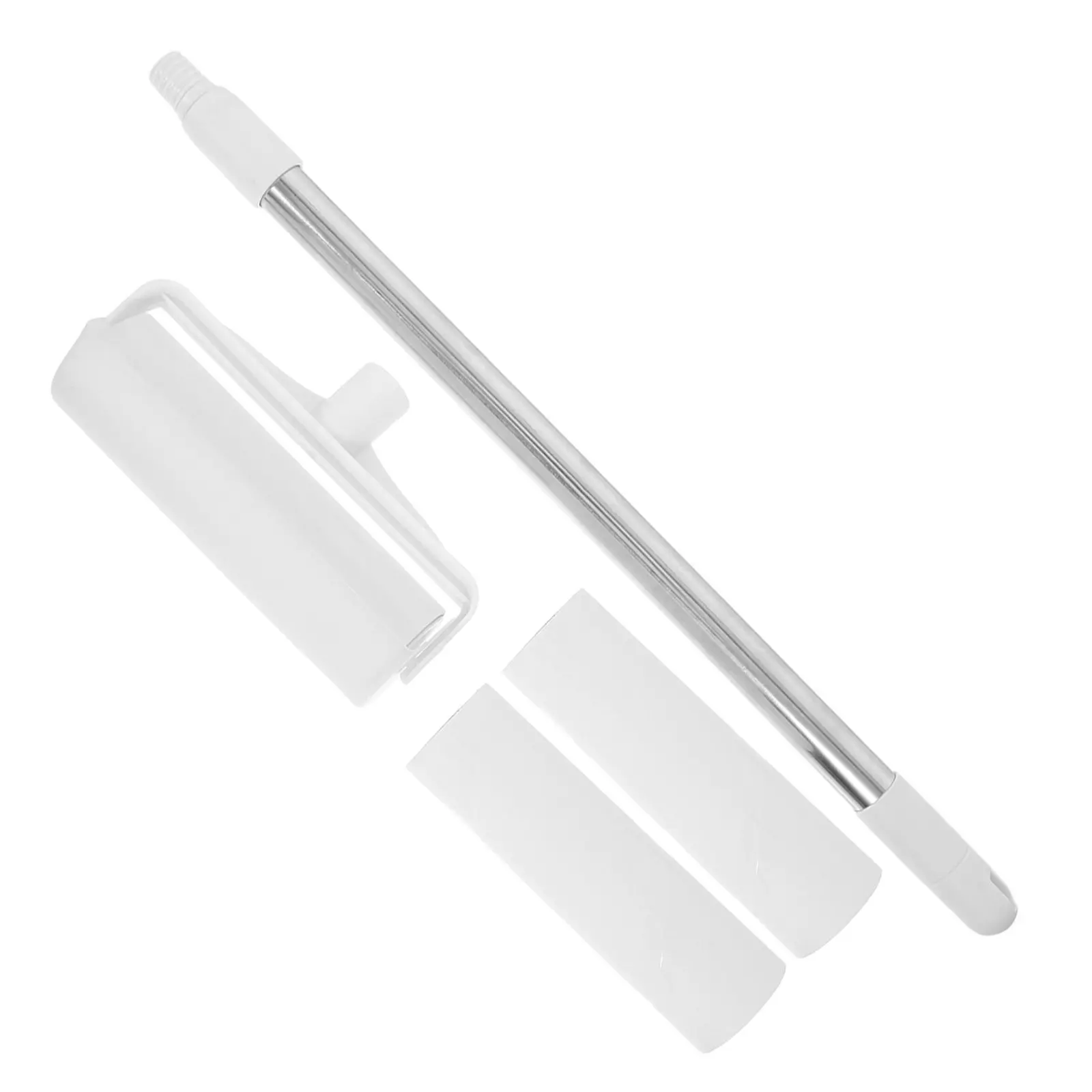 Portable Extendable Lint Roller for Pet Hair Clothes Furniture Carpet Floor Large Adhesive Area Effortless High Reach Cleaning