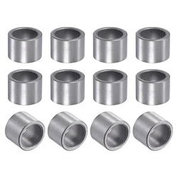 Uxcell 12pcs Sleeve Bearings 15mm Bore 20mm OD 15mm Length Sintered Iron Self-Lubricating Bushings