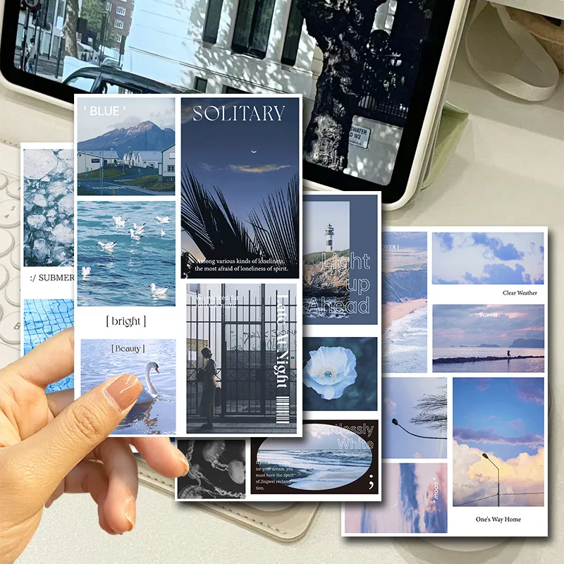 5 قطعة ملصقات المحيط خمر الحياة يموت قطع سكرابوكينغ عدة لمجلة الزخرفية الزهرة تصميم القرطاسية جراب هاتف Deacl #2