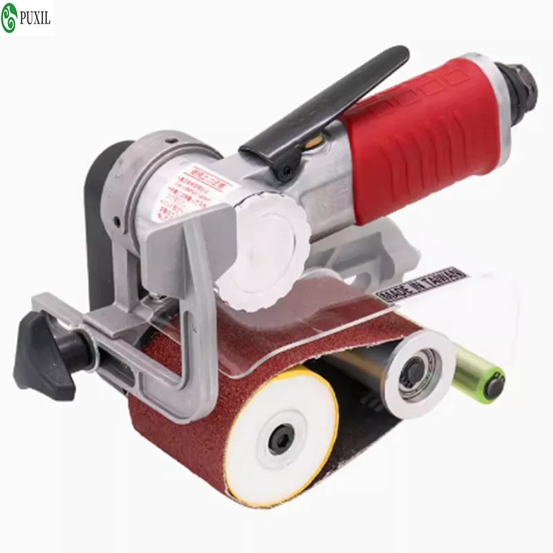 

Pneumatic Polishing Machine Sanding Belt Machine Small Handheld Wire Drawing Machine Metal Stainless Steel Sandpaper Polishing