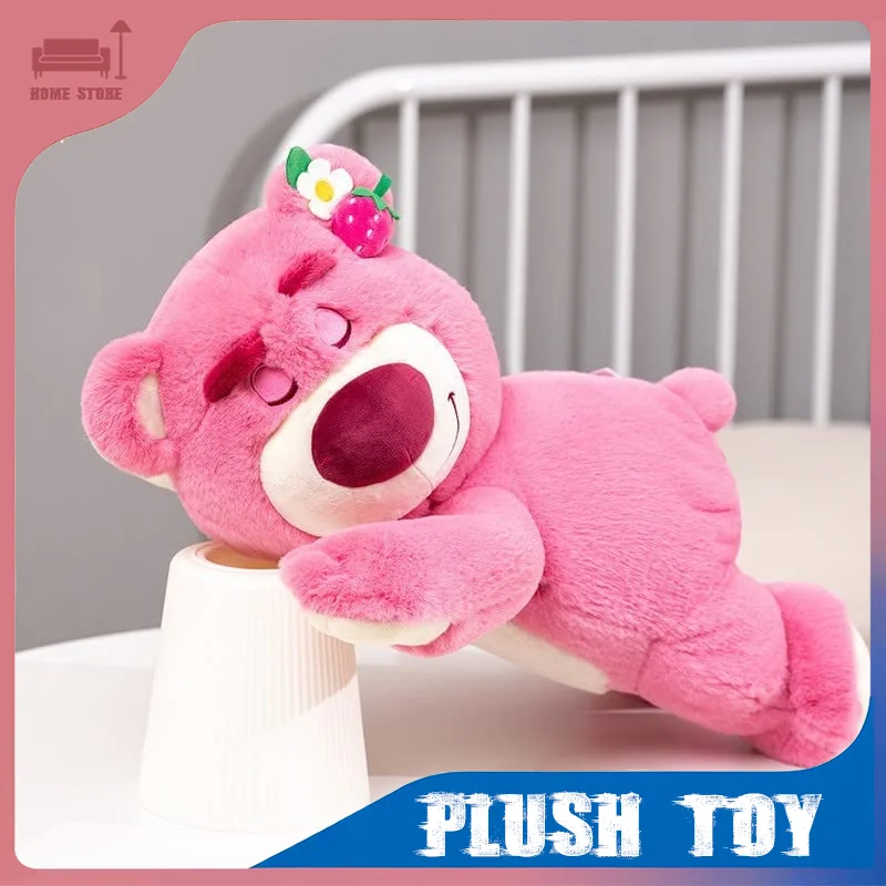 

Cute Strawberry Bear Plush Toy Soft Kawaii Pillow From Toy Story Bedroom Decoration Stuffed Doll for Festivals Birthday Gifts