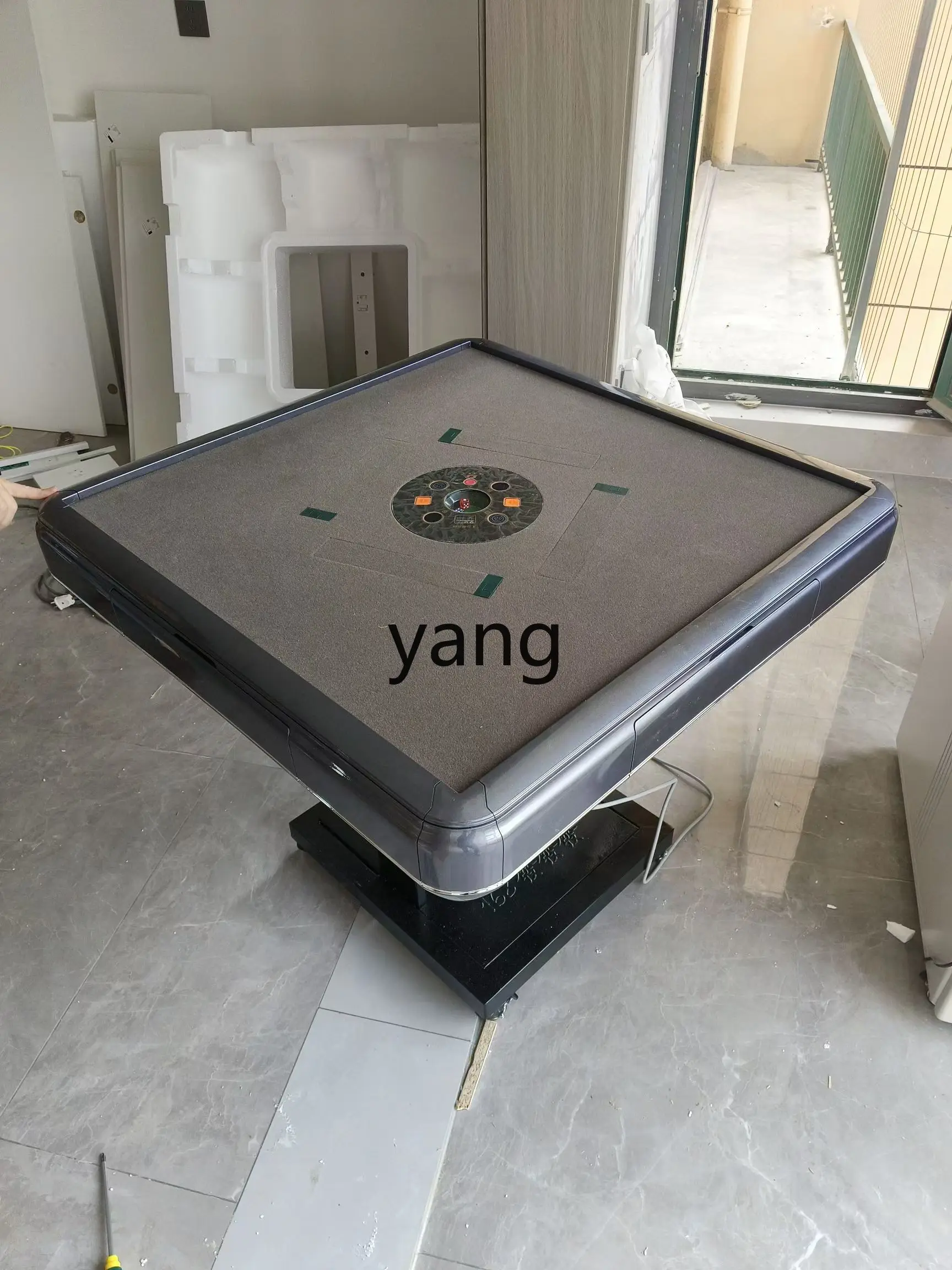 

LTT column folding roller coaster mahjong machine household mini ultra-thin dining table small size