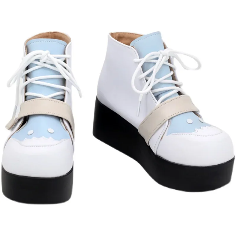 Vtuber Hololive Gawr Gura Cosplay Shoes PU Boots Halloween Cosplay Prop OI2722