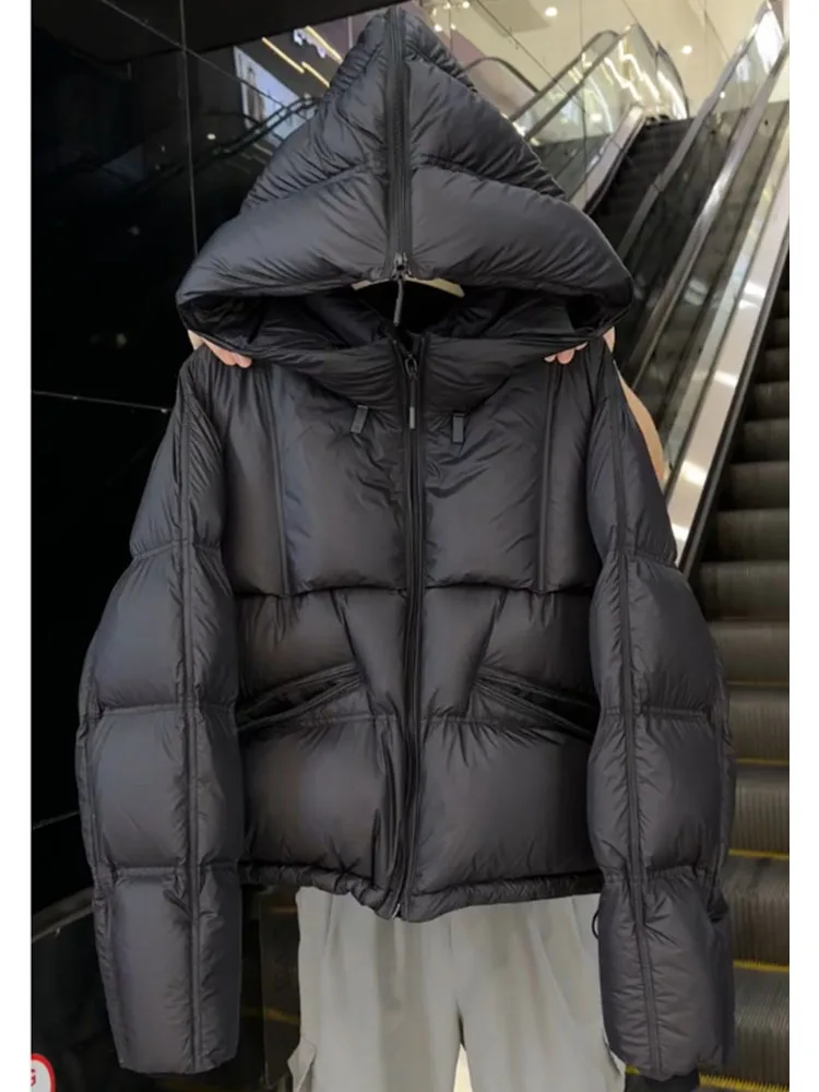 

Уникальное женское пуховое пальто ort Bla Winter 2025 New Sle Premium Bread Coat Fem Commuter Faion из полиэфирного волокна