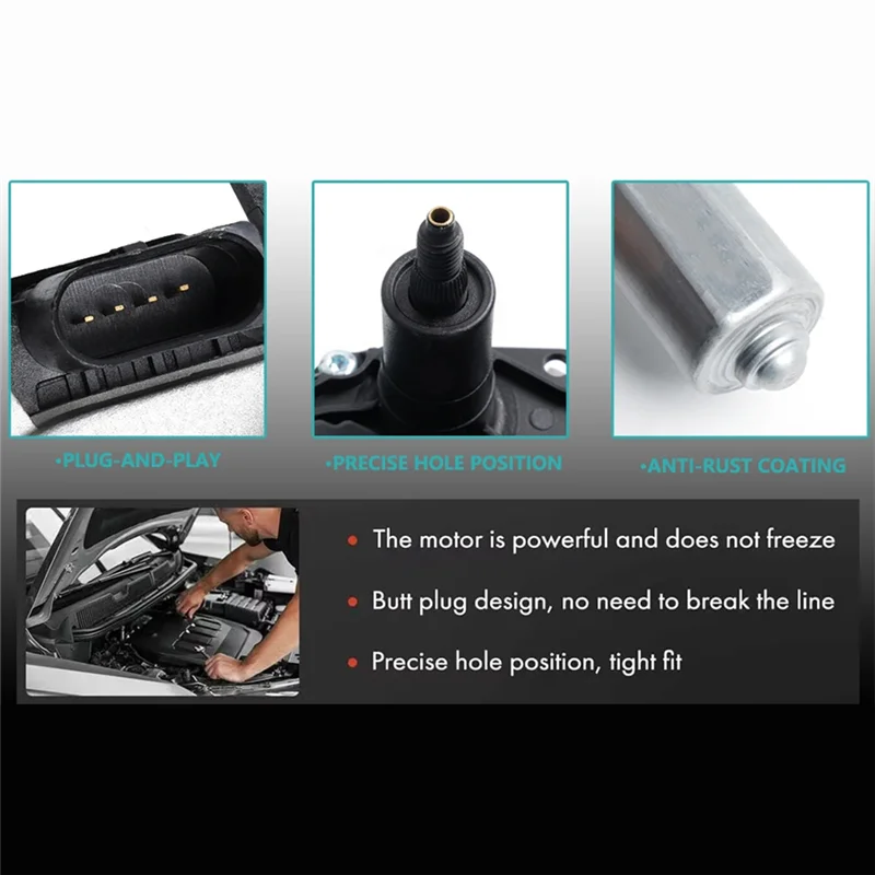 

Wiper Motor Rear Window Windscreen 5E5955711 For Q3 MK2 2019-2023 Skoda Octavia Superb MK3 Hatchback Car