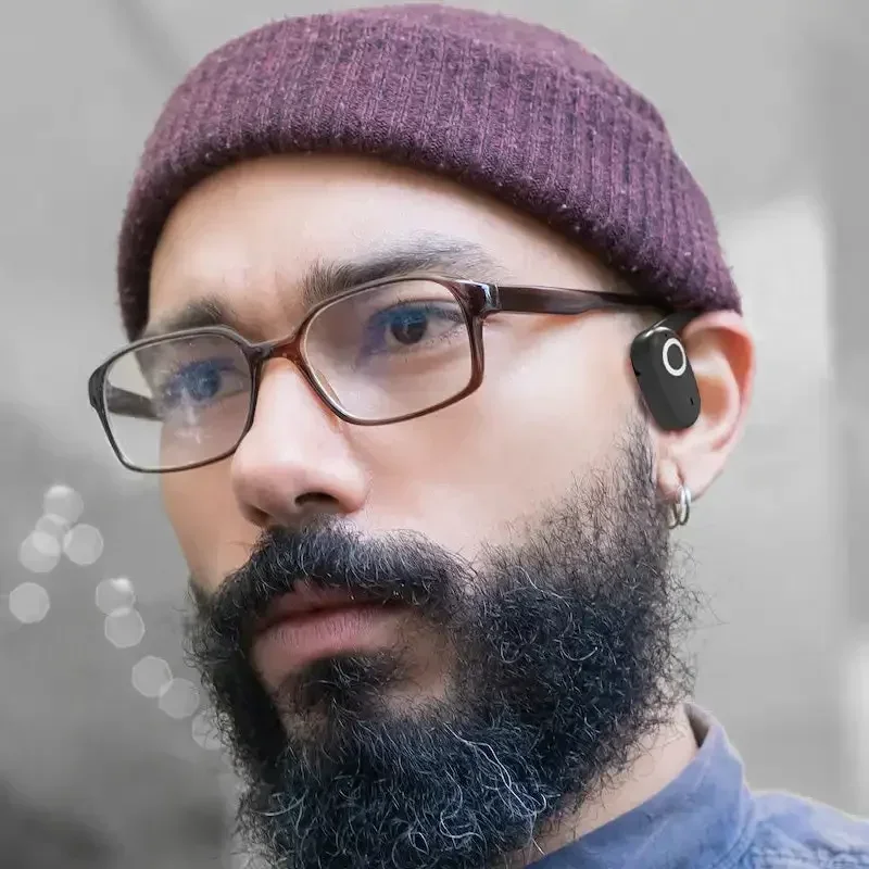 OWS Bluetooth Headset High Sound Quality 3D Surround Sound Open Wireless Waterproof Earphones Intelligent Digital Display