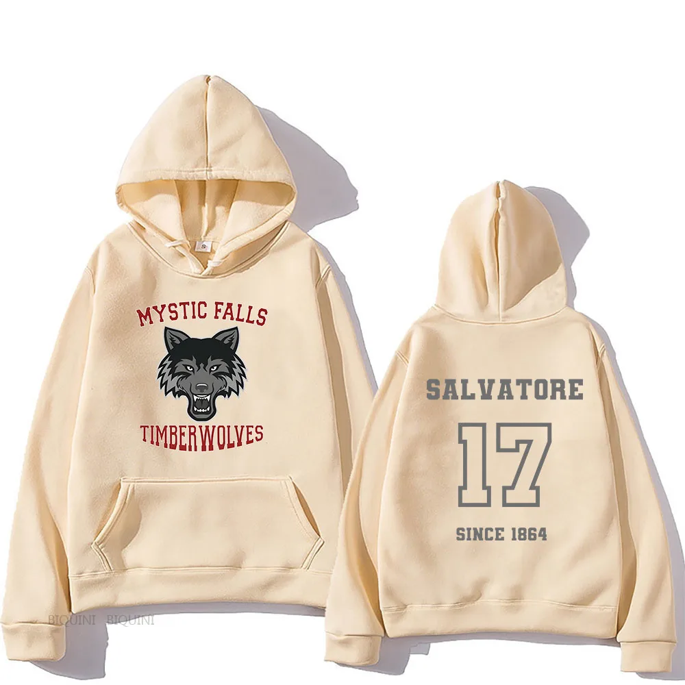 

Mystic Falls Virginia EST 1859 Streetwear Hoodies Winter Comfortable Hooded Pullovers Clothing Moletom Masculino Fleece Warm Top