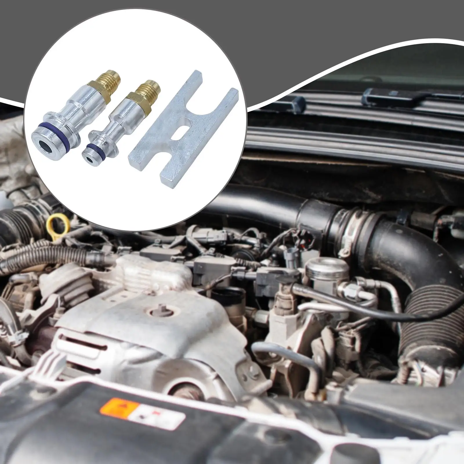 Metal Leakage Plug Condenser Air Conditioning Leak Detection Automotive Service Tool for Car Expansion Valve Repair