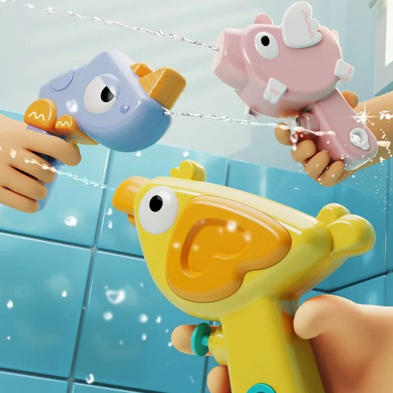 Summer Children Water Spray Gun Cartoon Animals Kids Swimming Pool Sand Beach Water Guns Toys Cute Water Spray Interactive Toys