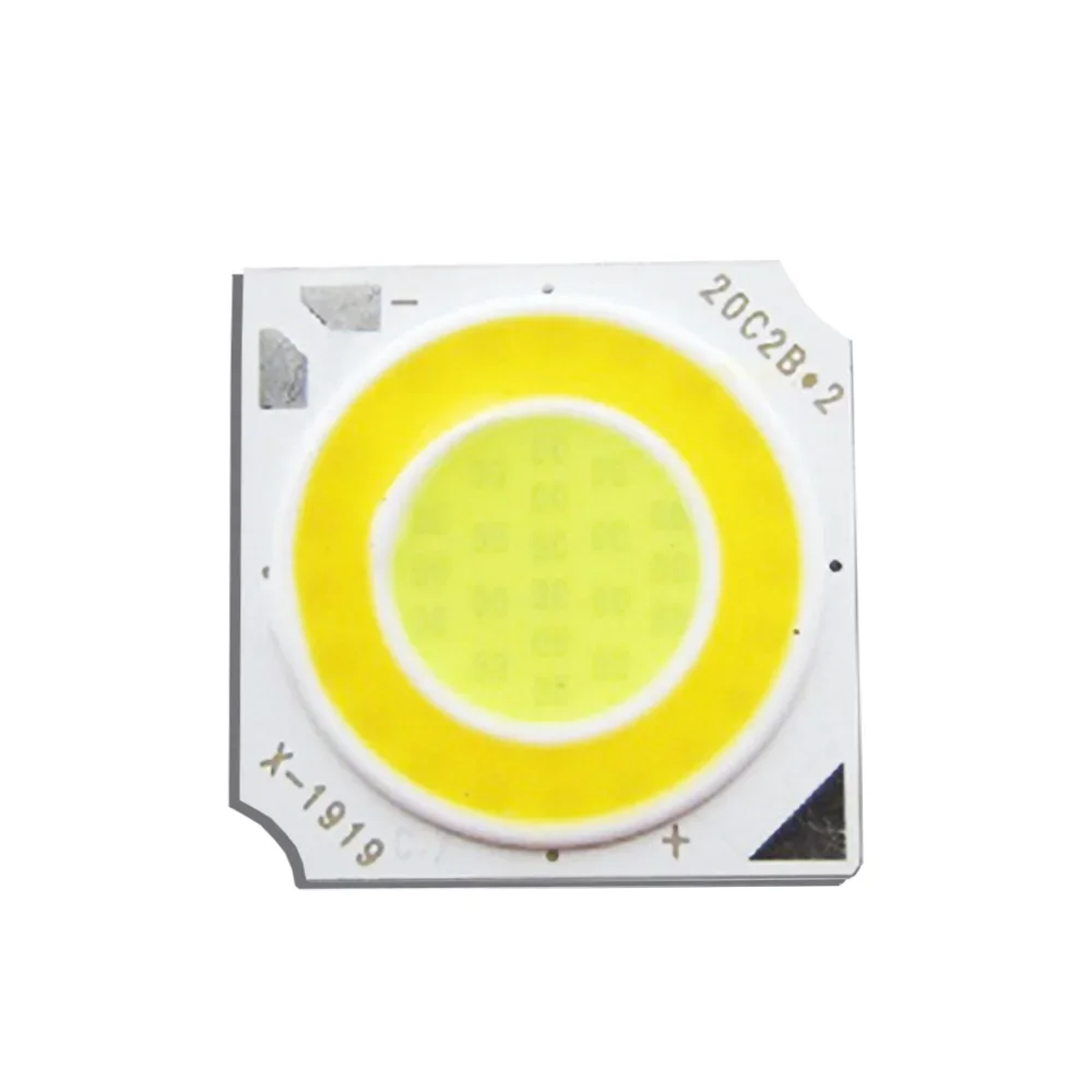 Chip Led Cob de 5 piezas, 10W, 15W, 18W, 20W, 1919mm, 6000K, 3000K, para foco de bricolaje, lámpara de luz descendente GU10, iluminación para el hogar, ZQQMU