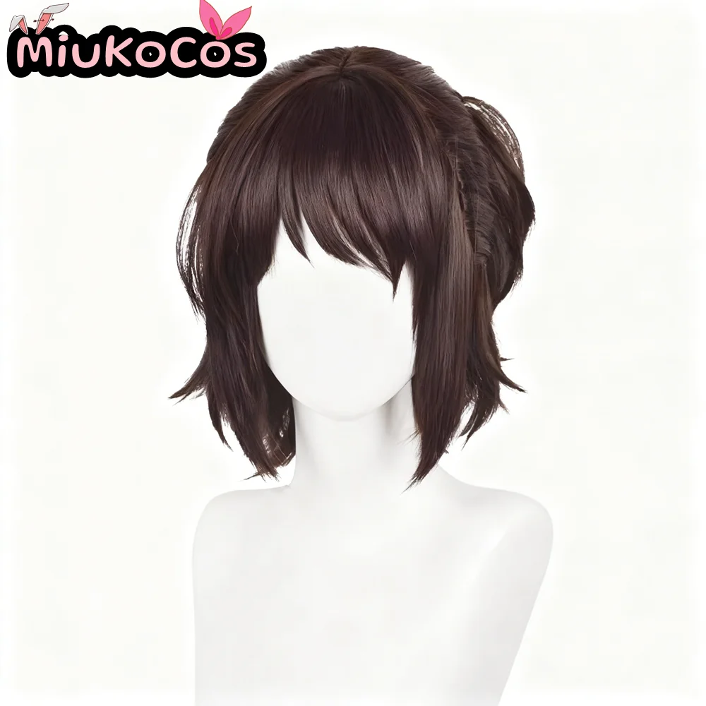 EN STOCK Hange Zoe Cosplay peluca MiukoCosplay Anime ataque a los Titanes Cosplay pelo de Color marrón