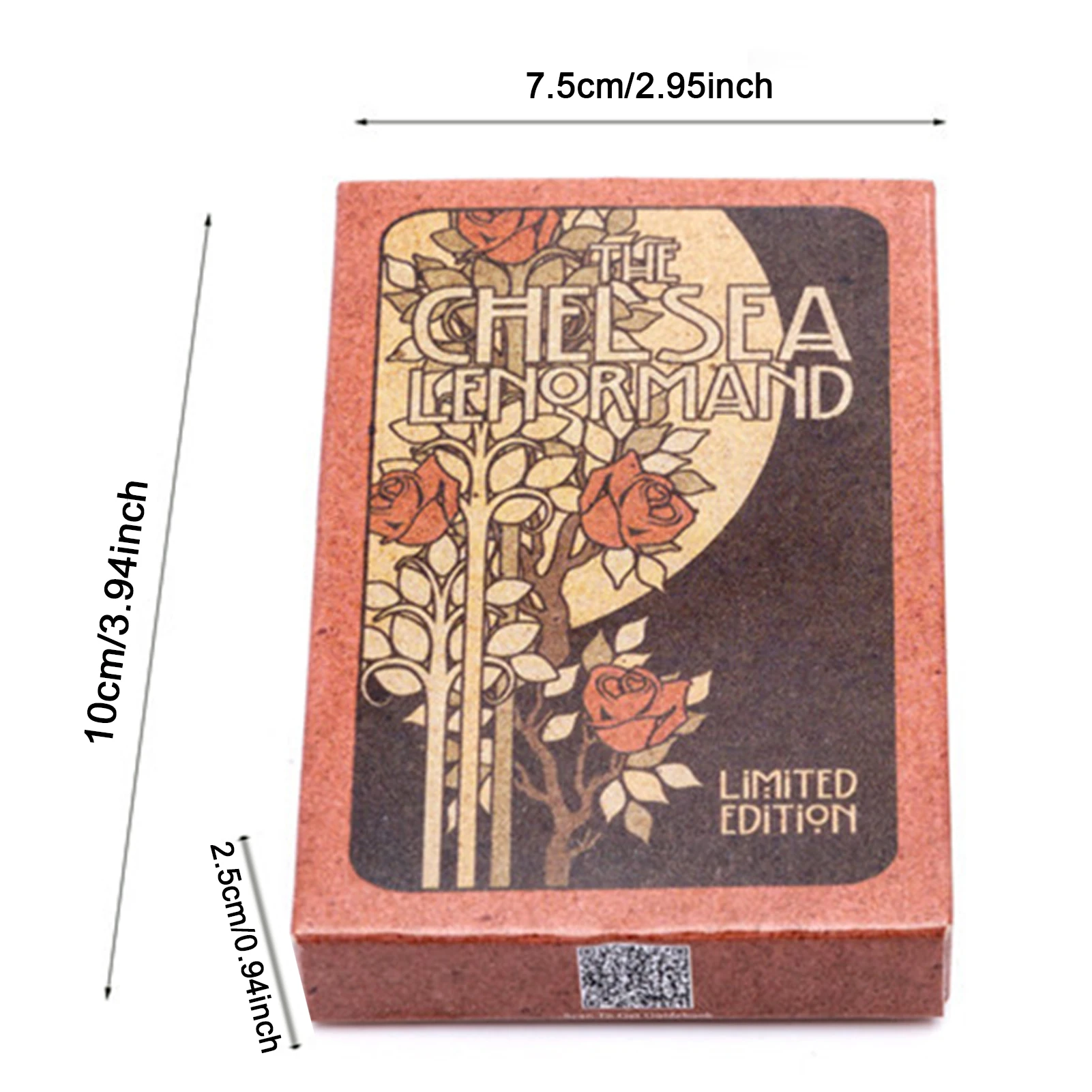 Chelsea Lenormand Red Second Tarot Poker Size Includes Two Alternative Man And Woman Cards Oracle Divination Card Game