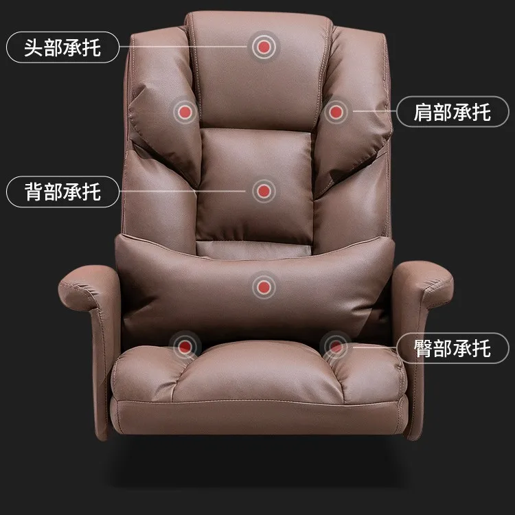 Home office boss chair, study lounge desk, computer chair, comfortable sitting back swivel chair, business chair