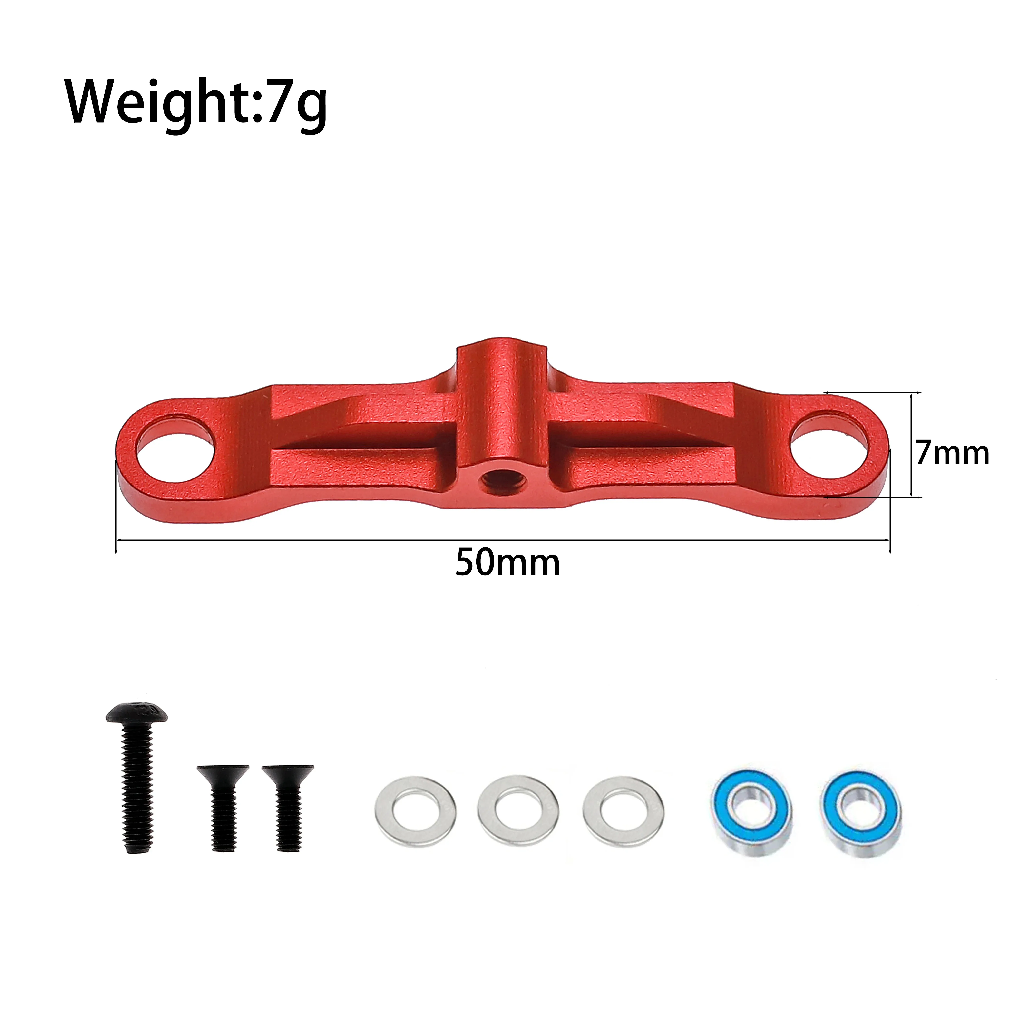 Tamiya 54575 Aluminum Steering Bridge for TT-02 – CNC Upgrade Part for Enhanced Precision & Durability
