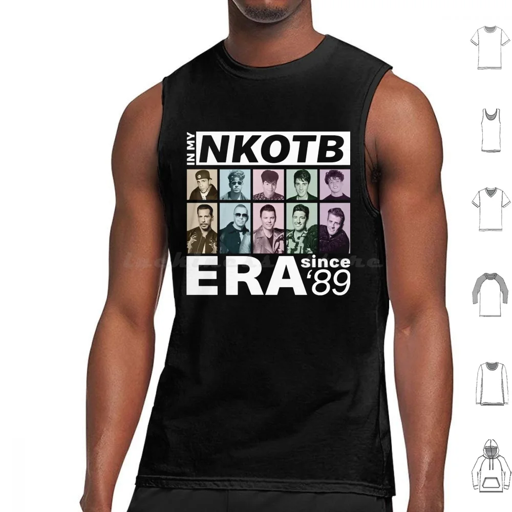 In My Nkotb Era Tank Tops Print Cotton Nkotb New Kids On The Block Boy Bands Jonathan Knight Donnie Wahlberg Joey Mcintyre