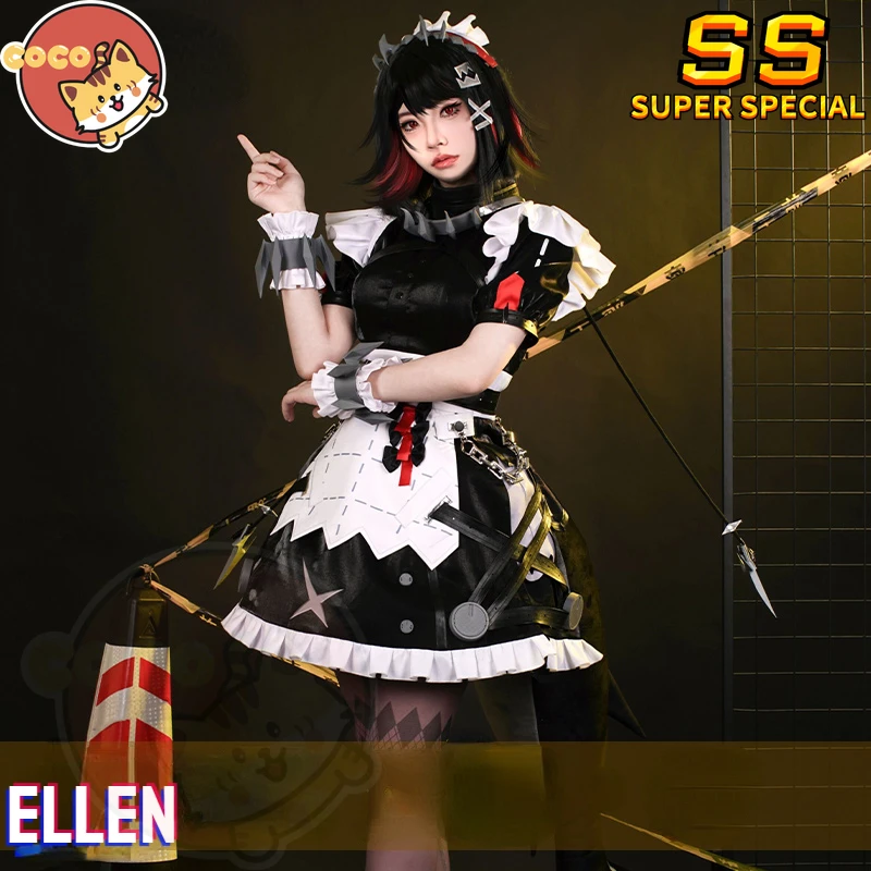 Gioco ZZZ Ellen Cosplay Costume gioco zona Zenless Zero Ellen Joe Cosplay Victoria Costume per le pulizie Ellen parrucca Cosplay CoCos-SS