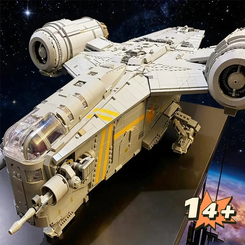 

In Stock 6187PCS Large Spacecraft Building Blocks 75331 Creative Spaceship Assembly Model Home Decoration Birthday Gifts