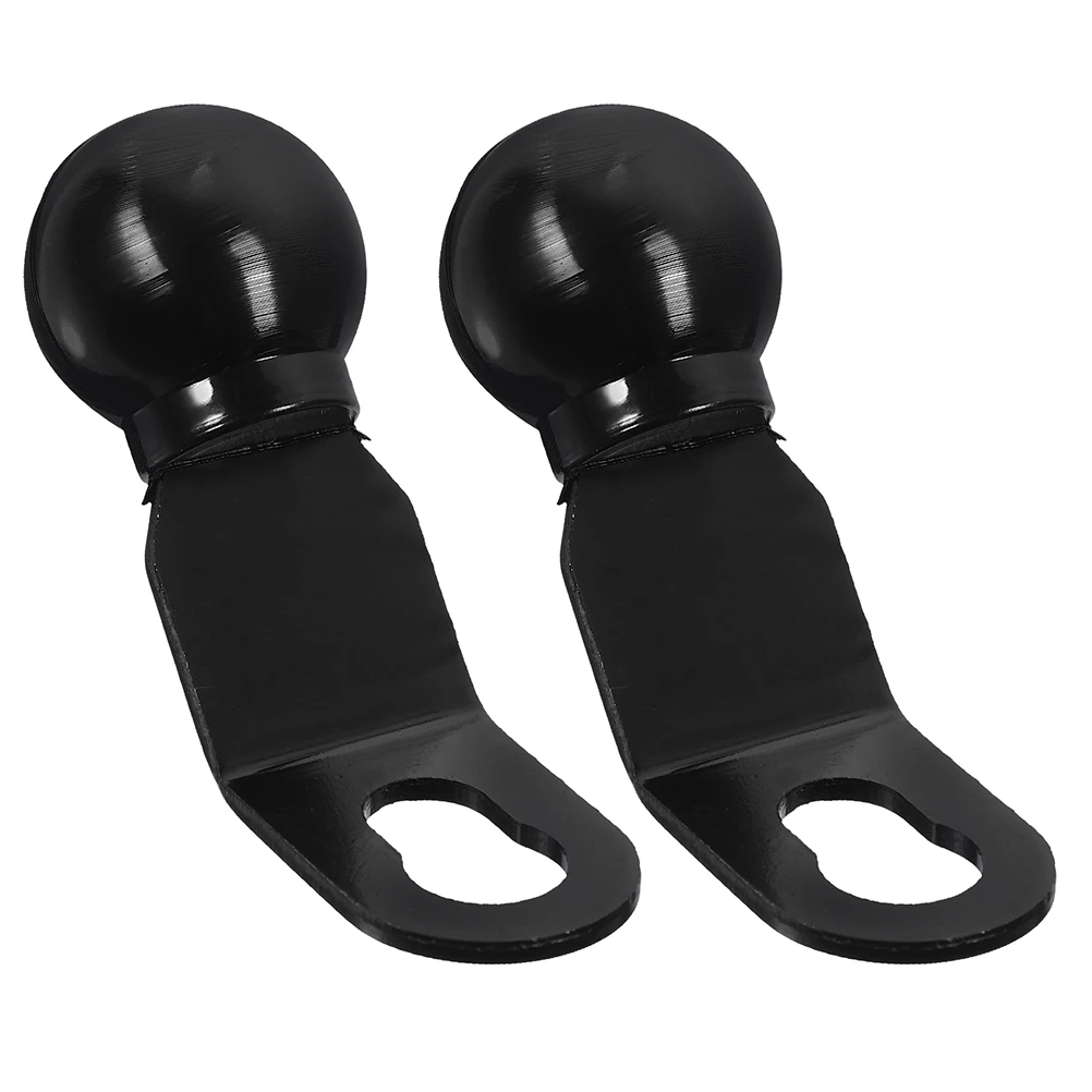 

2pcs Phone Holder 23mm Aluminum Alloy Ball Head Rotatable Bike Mount Stand Black Cradle Motorcycle Accessories GPS
