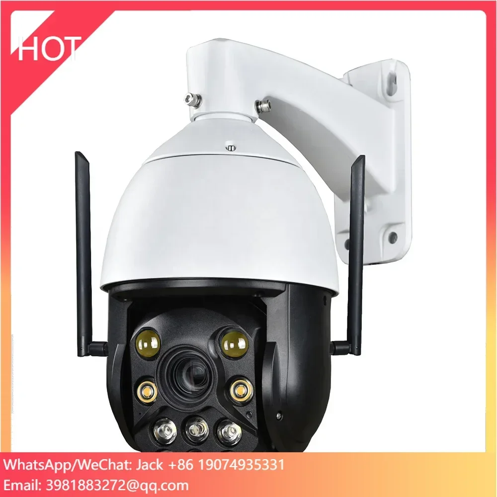 

Long Range Wireless WIFI IP PTZ Camera 5MP 40X Zoom Smart Auto Rotate Tracking 2Way Audio Low Budget Color Speed Dome IP Camera