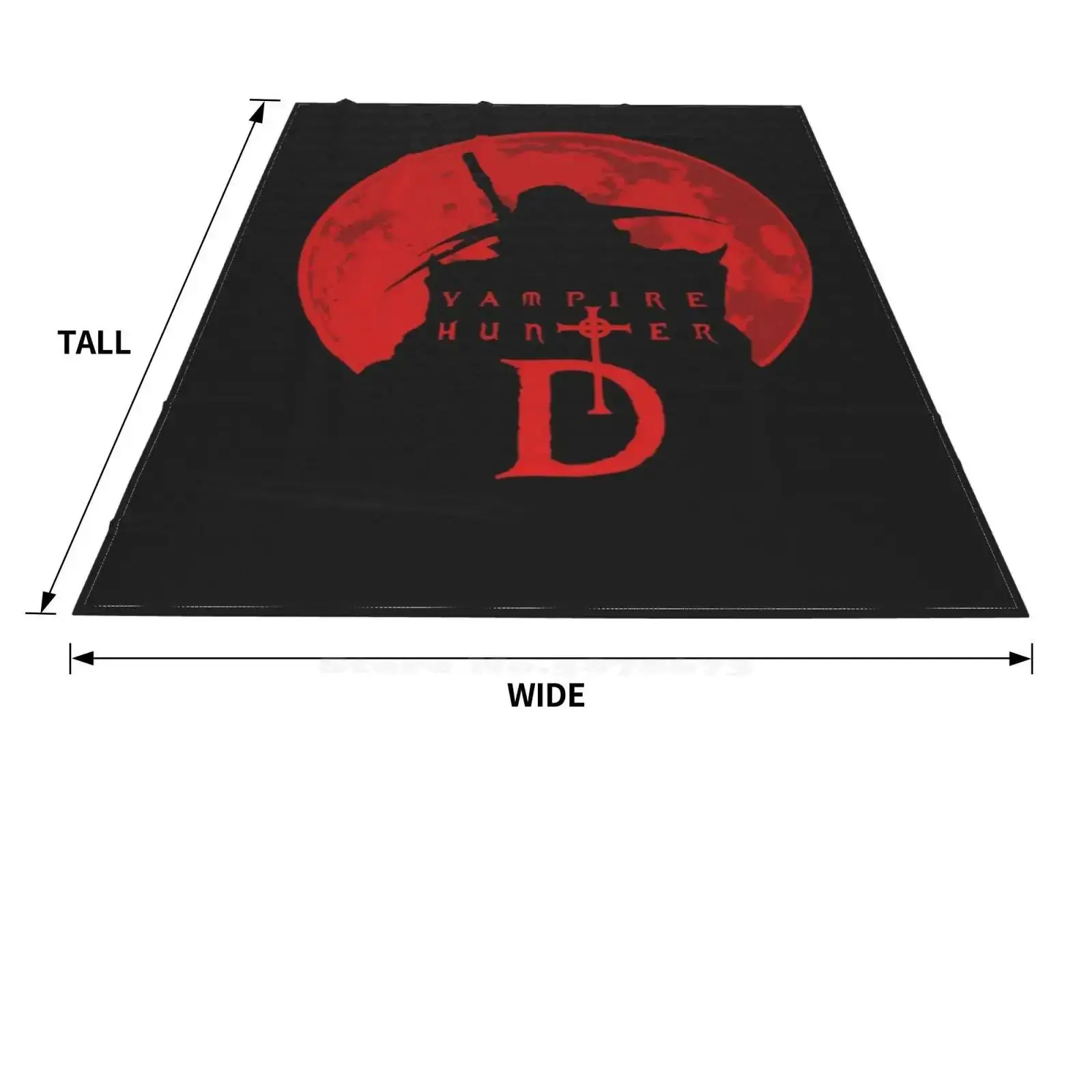 Lo-rd-Va-m-pire H-unter D فيلم أنيمي المشارك تكييف الهواء بطانية ناعمة مصاص دماء هنتر D فيلم سلسلة اليابانية Hideyuki Kikuchi