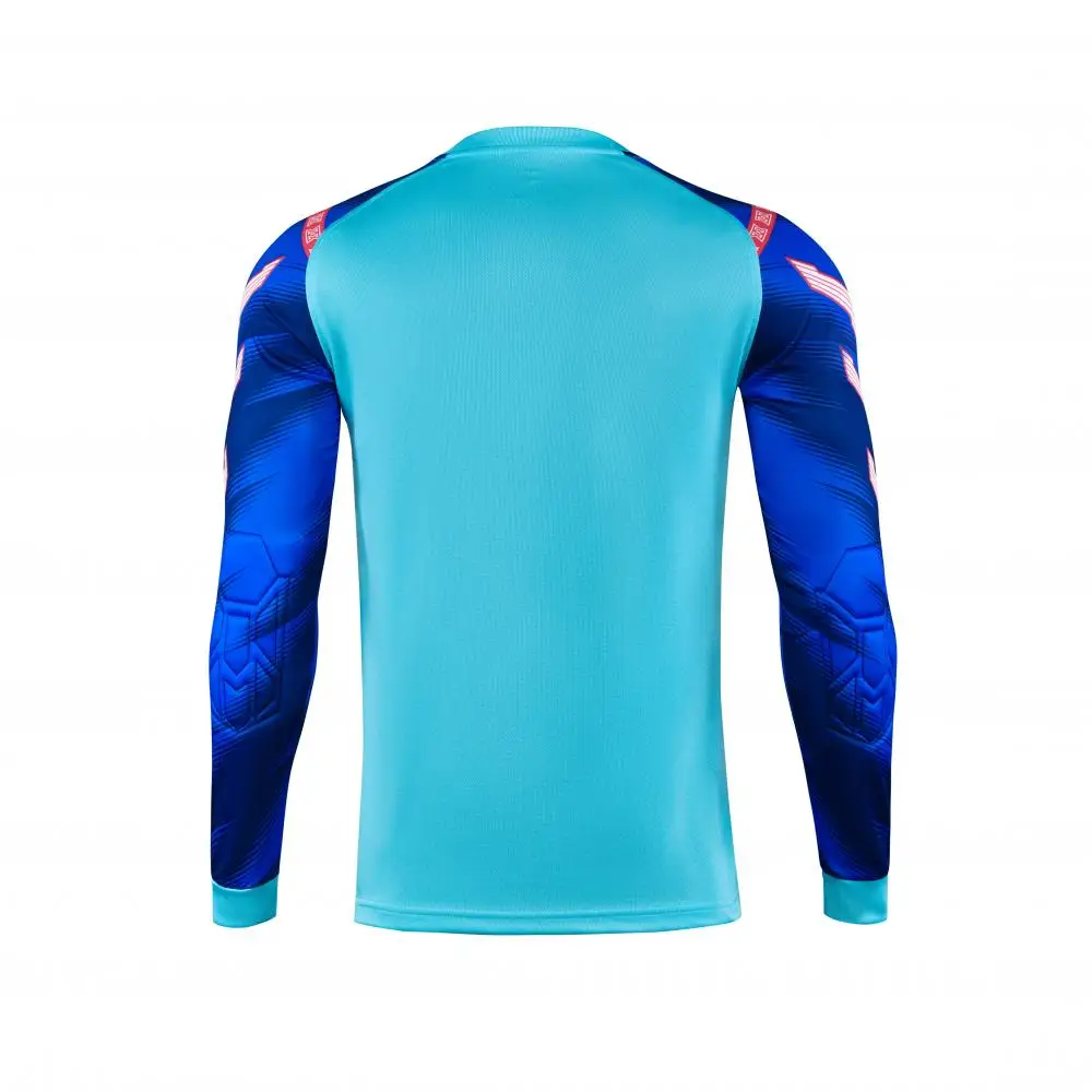 Long sleeve football goalkeeper jersey free print number and name 8006 Casual sports Spanish Champions League training clothes
