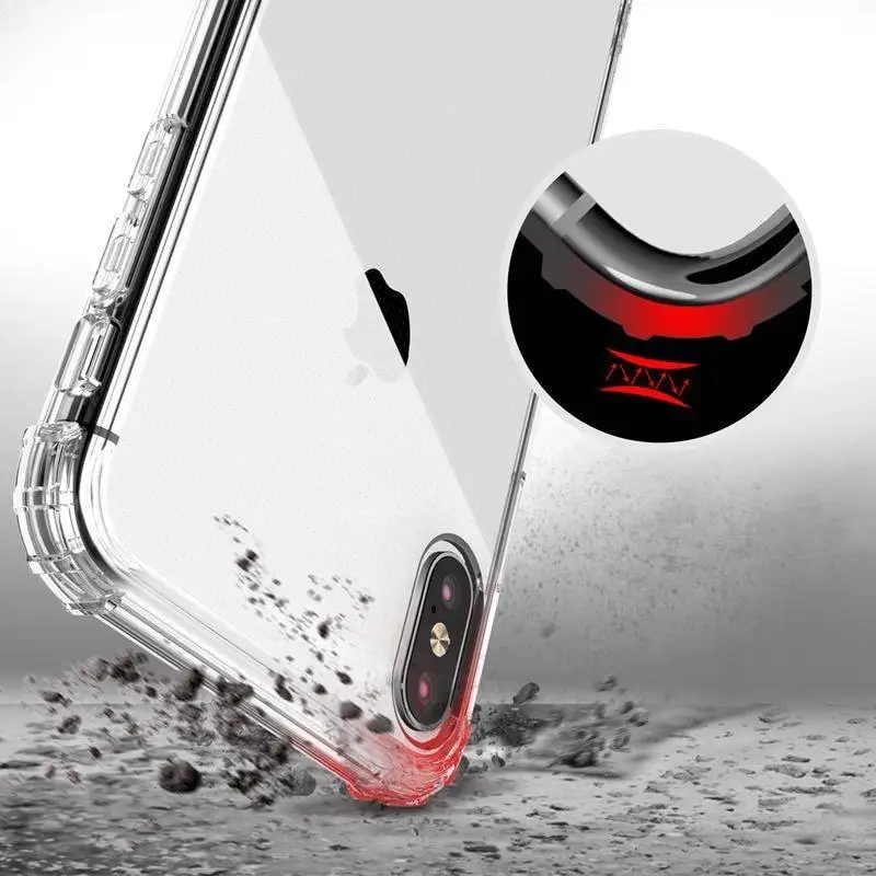 Drop Protection Clear Soft TPU Case for Iphone 17E 18 17 pro max 16e air X XS MAX XR 16E 11 12 13 14 plus 6 7 8 15 16 Cover